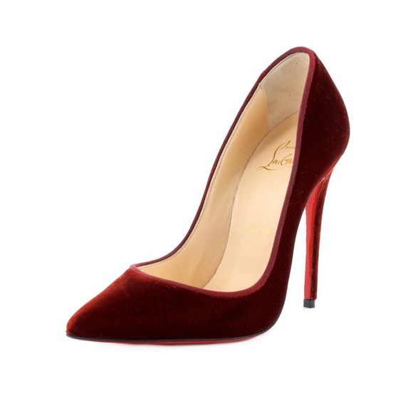 Christian Louboutin Shoes - Christian Louboutin Women's So Kate Pumps Velvet 120 Red